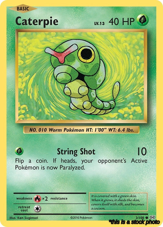 Common Caterpie [3/108 Lightly Played ]