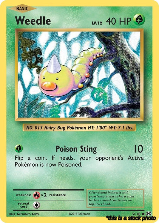 Common Weedle [5/108 Moderately Played ]