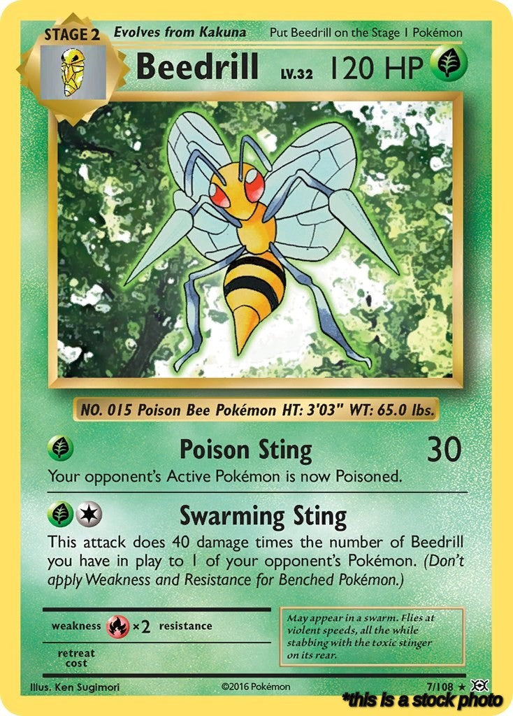 Normal Beedrill [7/108 Near Mint ]