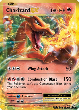 12/EVO Charizard EX Ultra Rare Holofoil