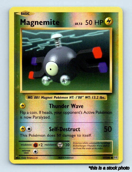 Reverse Holofoil Magnemite [37/108 Near Mint ]