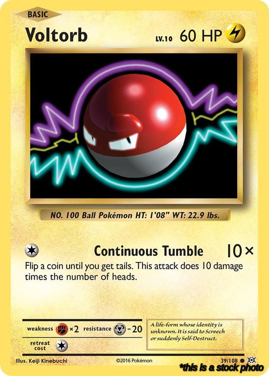 Normal Voltorb [39/108 Lightly Played ]