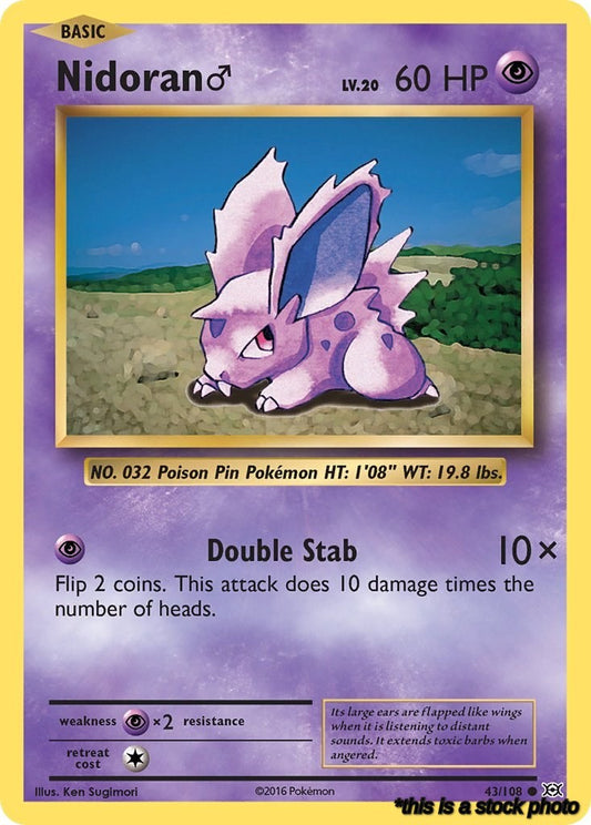 Common Nidoran M [43/108 Lightly Played ]