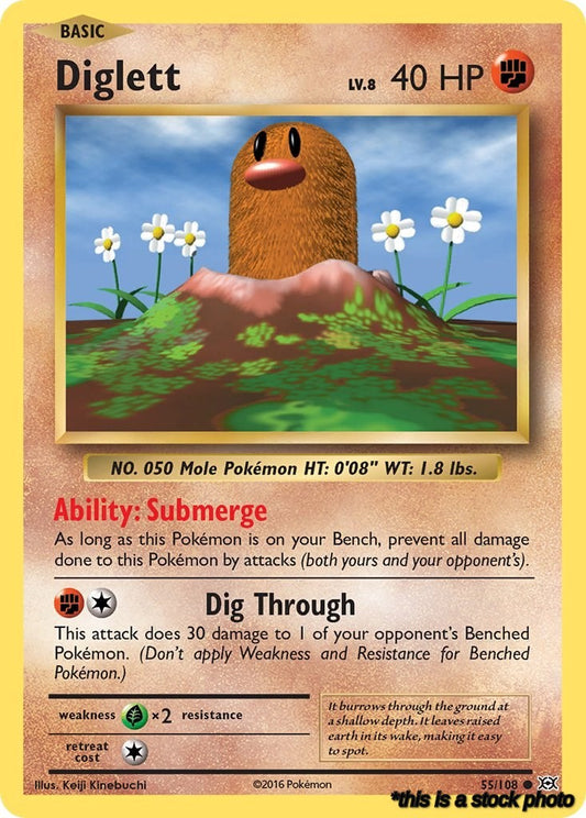 Common Diglett [55/108 Lightly Played ]