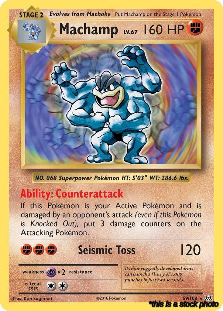 59/108 Machamp Holo Rare Holofoil