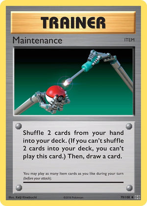 79/108 Maintenance Uncommon Reverse Holofoil