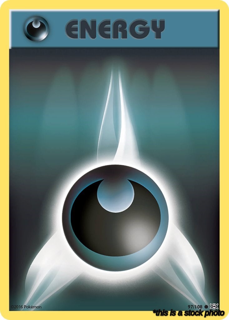 Reverse Holofoil Darkness Energy [97/108 Near Mint ]