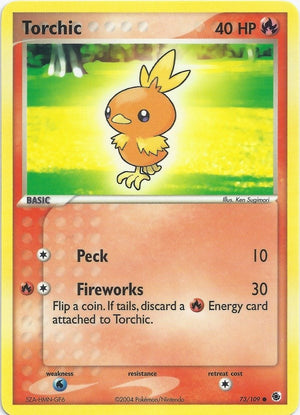 Common Torchic [73 Lightly Played ]