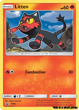 SM02 Litten Promo Holofoil