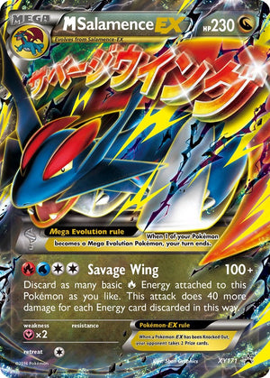 Promo M Salamence EX - XY171 [XY171 Heavily Played ]