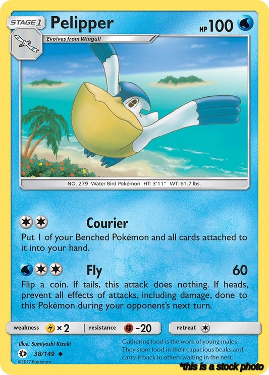 38/149 Pelipper Uncommon Reverse Holofoil