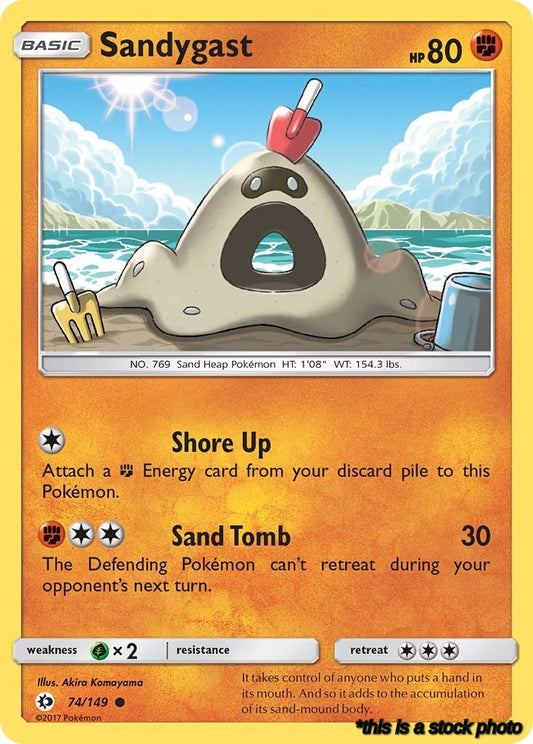 Normal Sandygast [74/149 Lightly Played ]