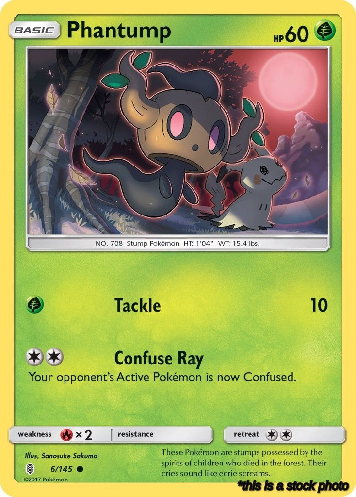 Common Phantump [6/145 Near Mint ]