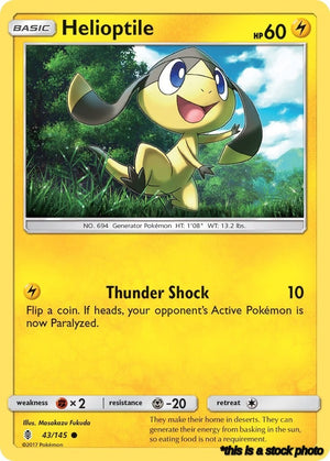 Normal Helioptile [43/145 Near Mint ]