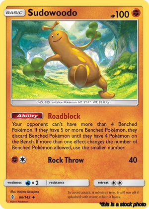 66/145 Sudowoodo Uncommon Normal