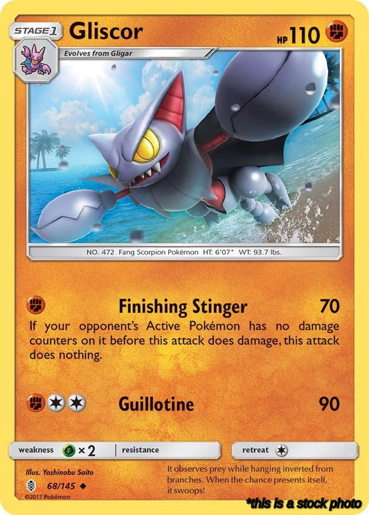 Uncommon Gliscor [68/145 Near Mint ]
