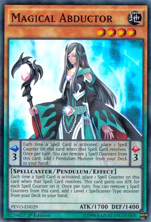 1st Edition Magical Abductor [PEVO-EN029 Lightly Played] Super Rare