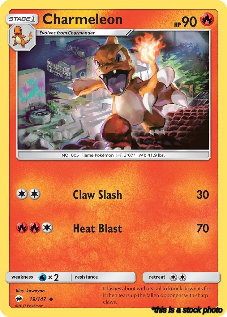 Normal Charmeleon [19/147 Moderately Played ]