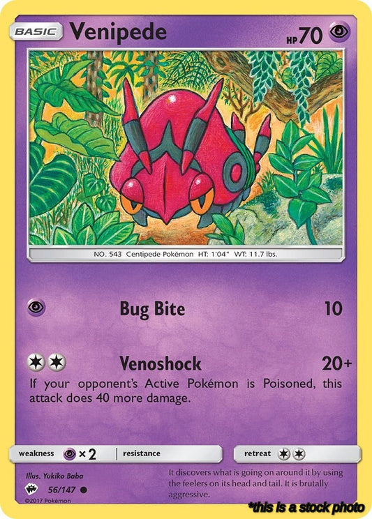 Common Venipede [56/147 Lightly Played ]