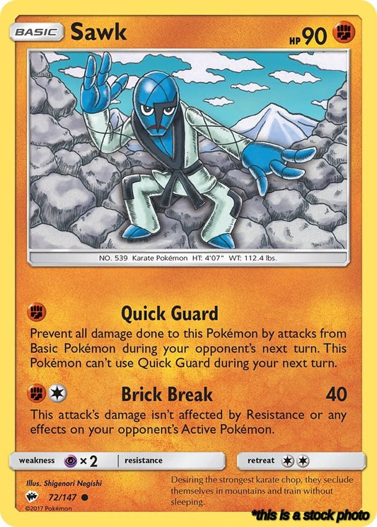 Common Sawk [72/147 Near Mint ]