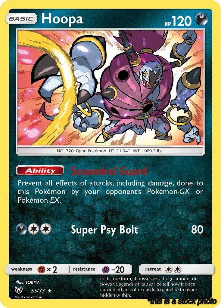 Reverse Holofoil Hoopa [55/73 Lightly Played ]