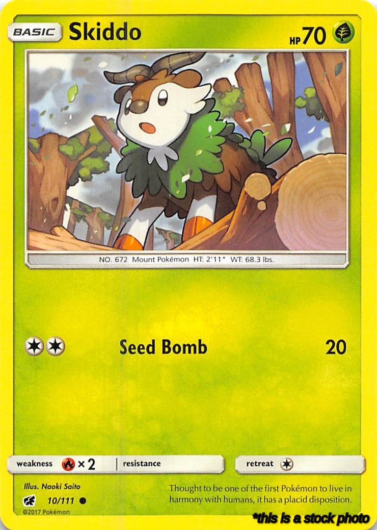 Common Skiddo [10/111 Near Mint ]