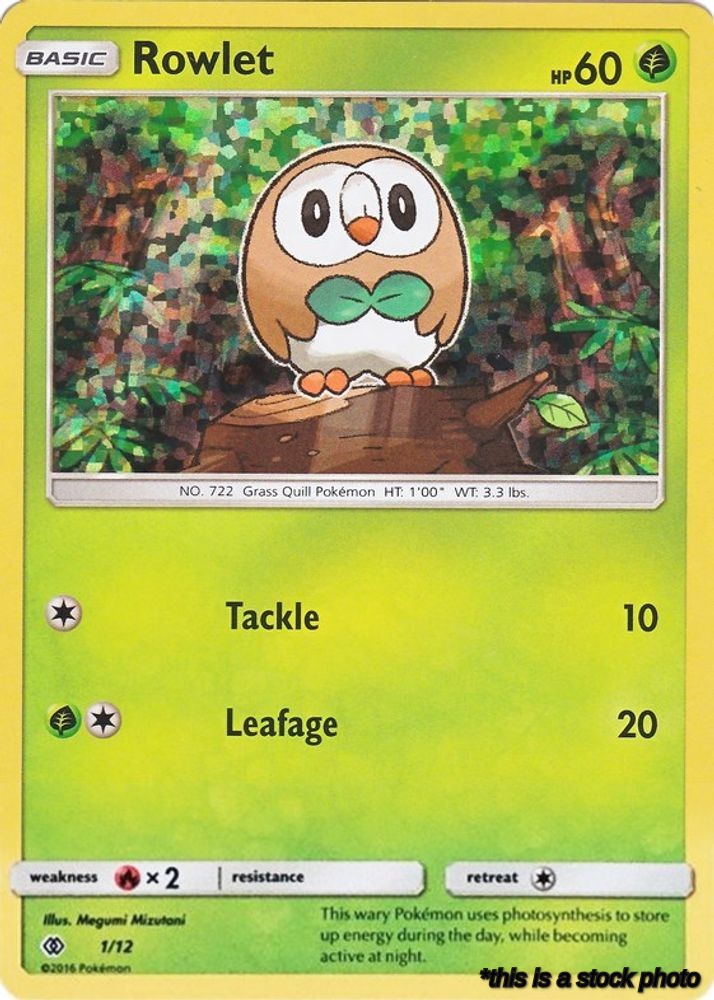 Rowlet - 1/12