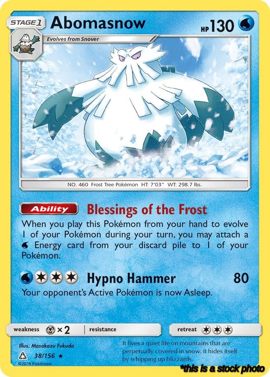 Rare Abomasnow [38/156 Lightly Played ]