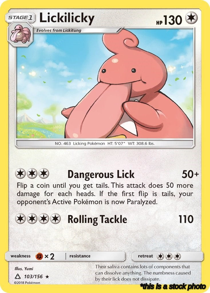 Rare Lickilicky [103/156 Near Mint ]