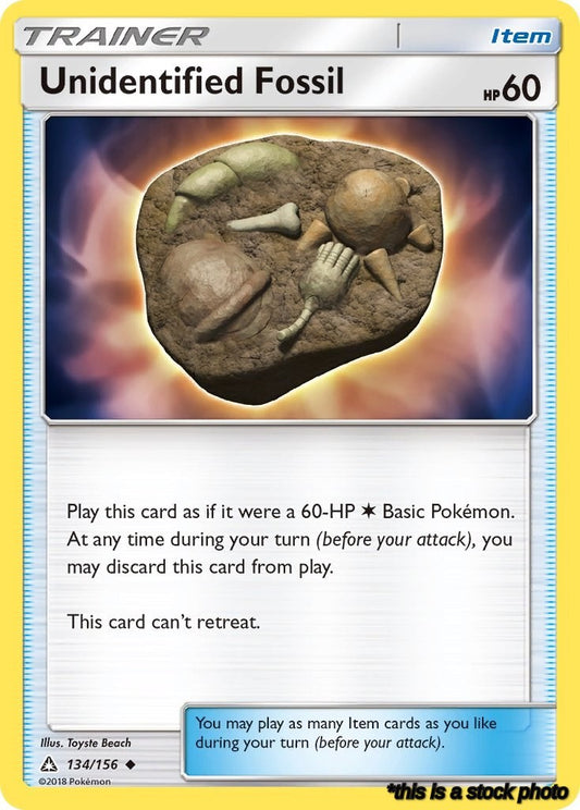 Uncommon Unidentified Fossil [134/156 Lightly Played ]
