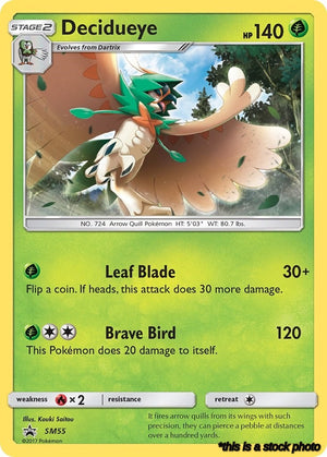 SM55 Decidueye Promo Holofoil