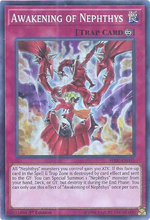 1st Edition Awakening of Nephthys [HISU-EN011 Lightly Played] Super Rare