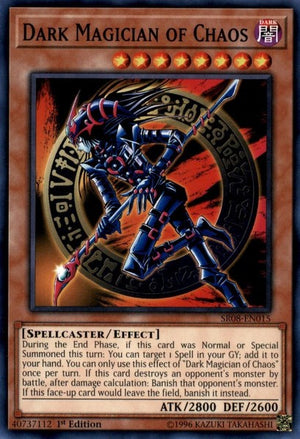 1st Edition Dark Magician of Chaos [SR08-EN015 Moderately Played] Common / Short Print