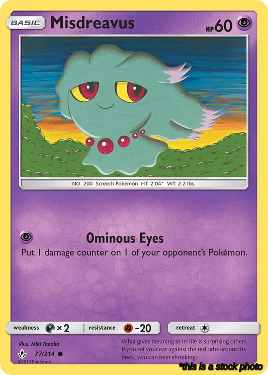 Normal Misdreavus [77/214 Near Mint ]
