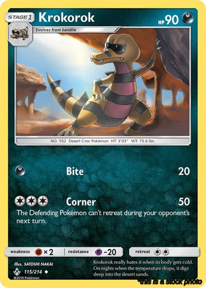 115/214 Krokorok Uncommon Normal