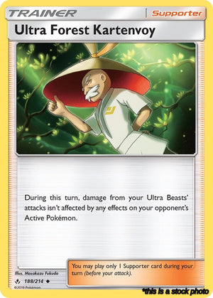 188/214 Ultra Forest Kartenvoy Uncommon Reverse Holofoil