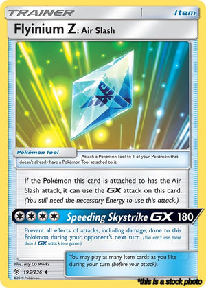 195/236 Flyinium Z: Air Slash Uncommon Normal