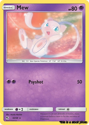 32/68 Mew Rare Normal
