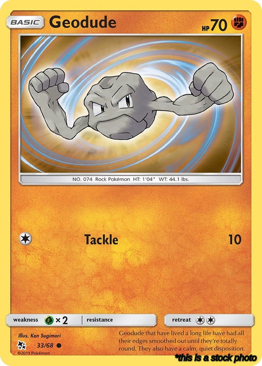 Common Geodude [33/68 Moderately Played ]