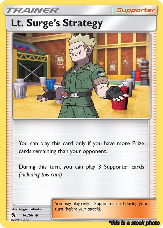 Uncommon Lt. Surge's Strategy [60/68 Moderately Played ]