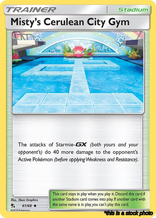 61/68 Misty's Cerulean City Gym Uncommon Normal