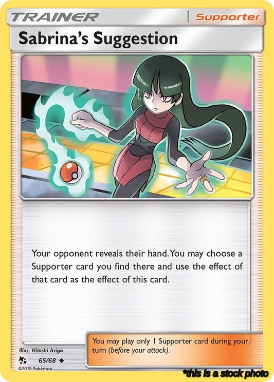 65/68 Sabrina's Suggestion Uncommon Reverse Holofoil