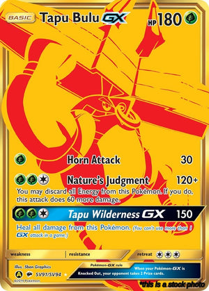 SV91/SV94 Tapu Bulu GX Shiny Holo Rare Holofoil