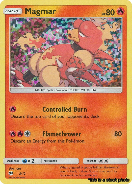 Holofoil Magmar - 3/12 [003/012 Damaged ]