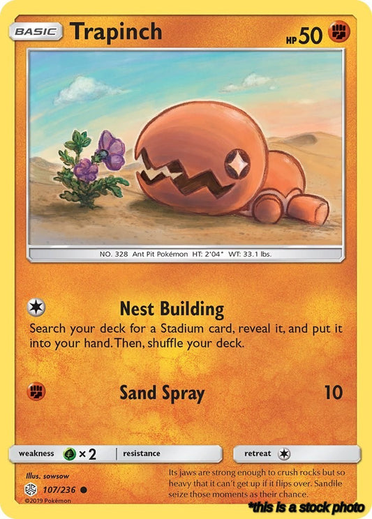 Normal Trapinch - 107/236 [107/236 Lightly Played ]