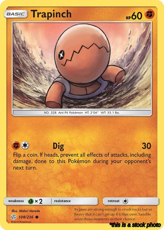 Normal Trapinch - 108/236 [108/236 Lightly Played ]