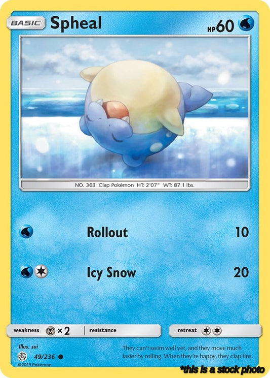 Common Spheal - 49/236 [49/236 Near Mint ]
