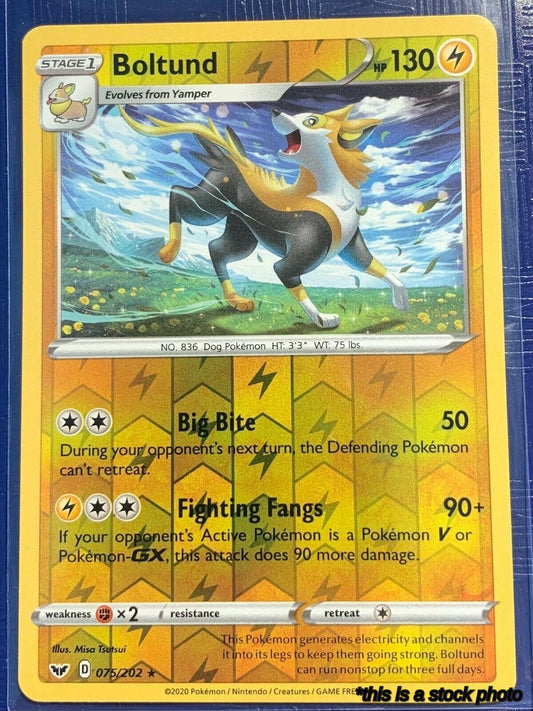 075/202 Boltund (075) Holo Rare Reverse Holofoil
