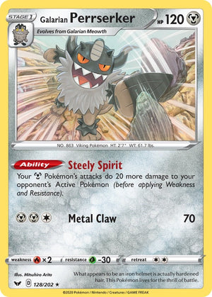 Galarian Perrserker [SWSH01 - 128/202]
