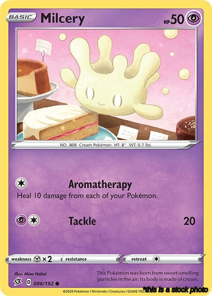086/192 Milcery Common Reverse Holofoil